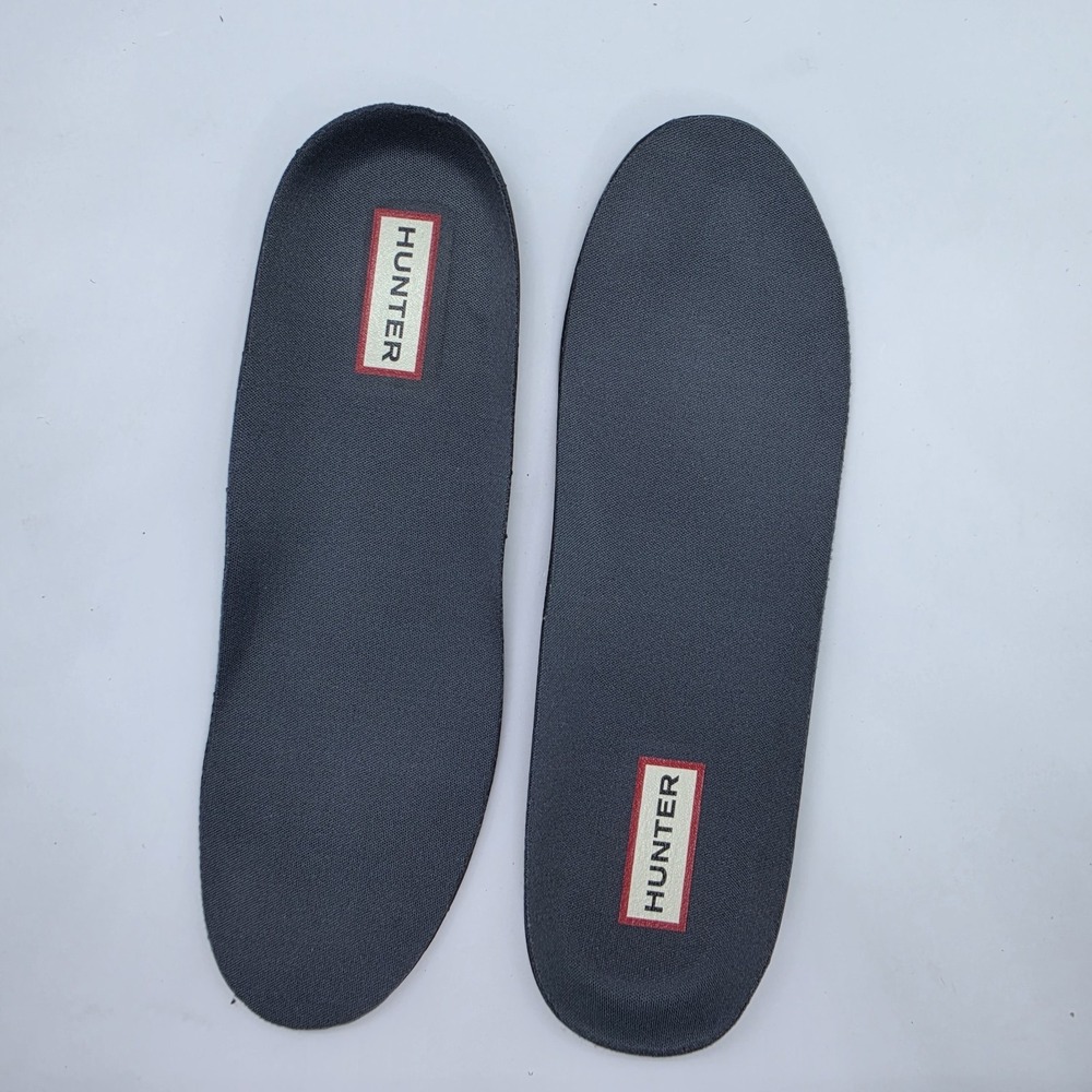 Hunter Original Refined Quilted Chelsea Boots Glossy Slate Gray Women's Size 7 - Picture 12 of 13